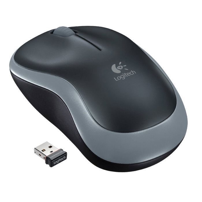 Logitech M185 Ratón Inalámbrico Gris